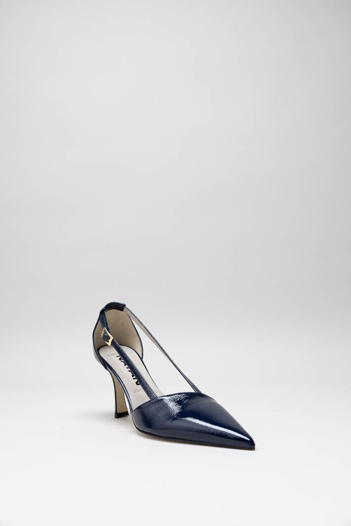 Donkerblauw Pump