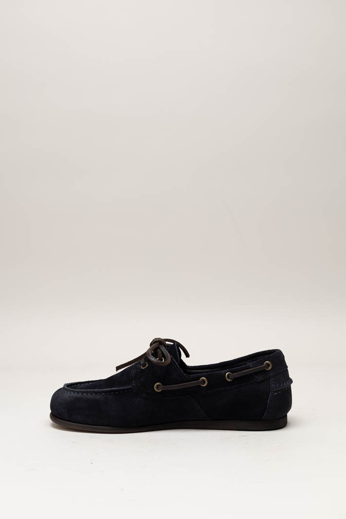 Donkerblauw Bootschoen image