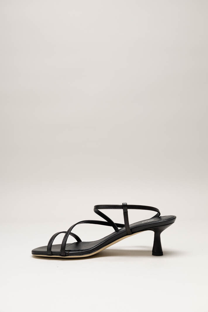 Donkerbruin Sandaal hak image