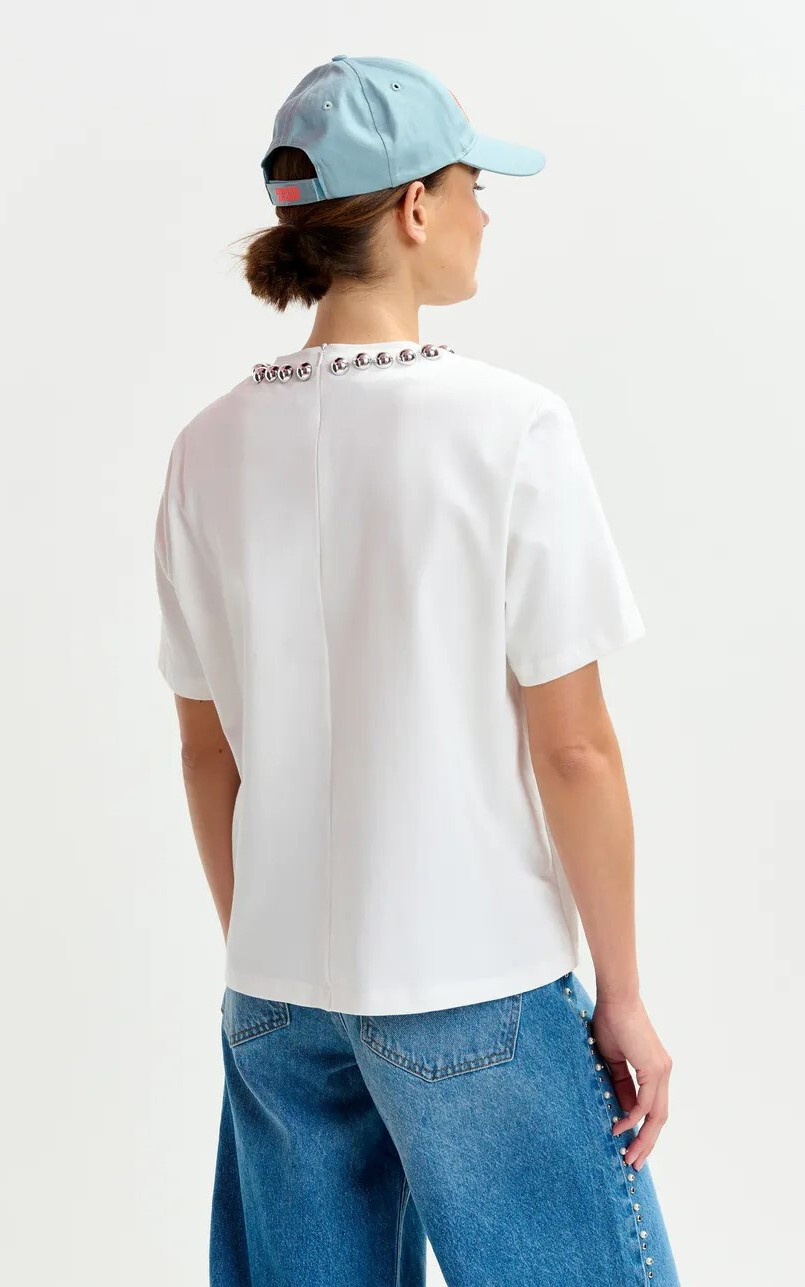 Wit T-shirt/top