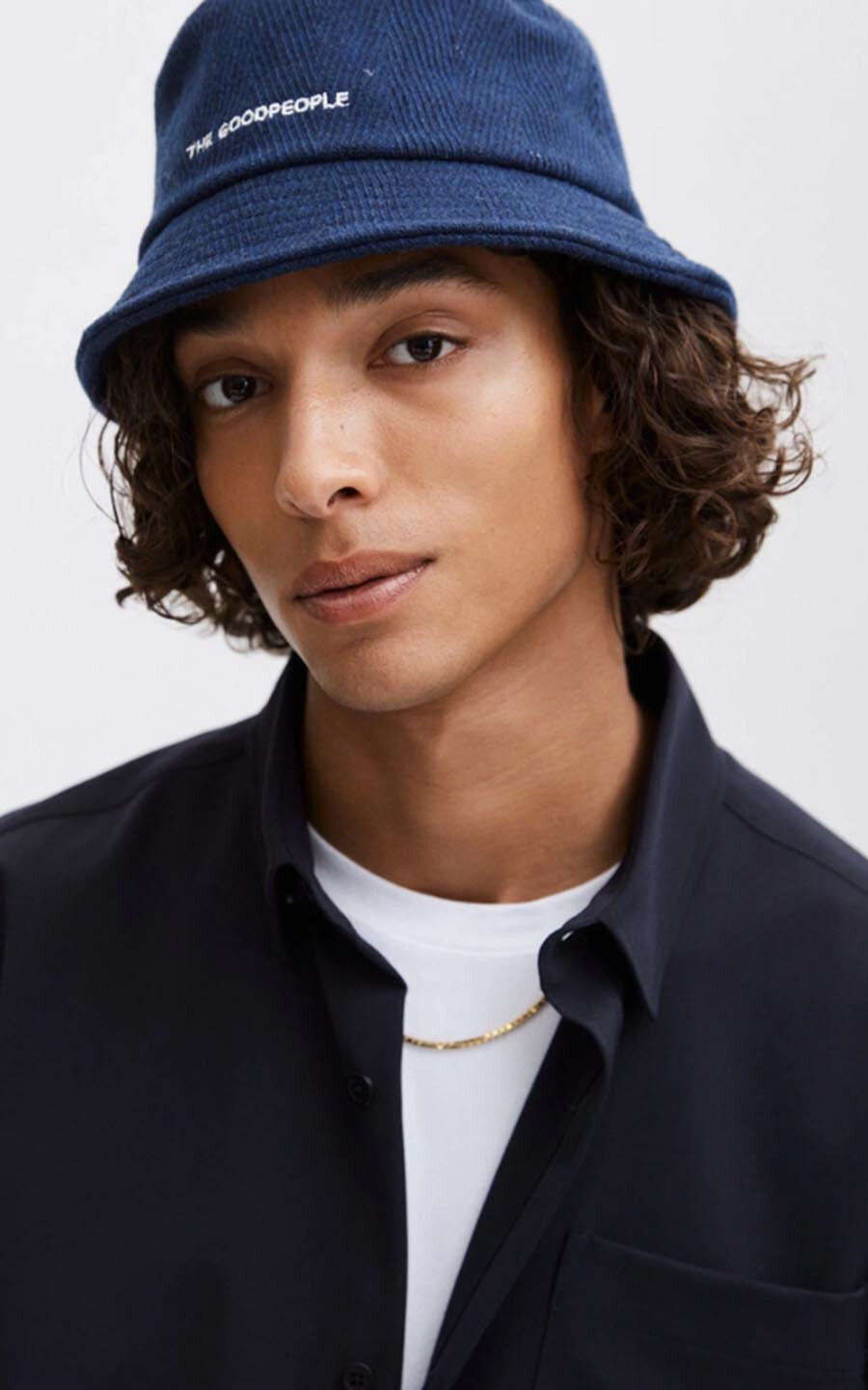 Marineblauw Overshirt image