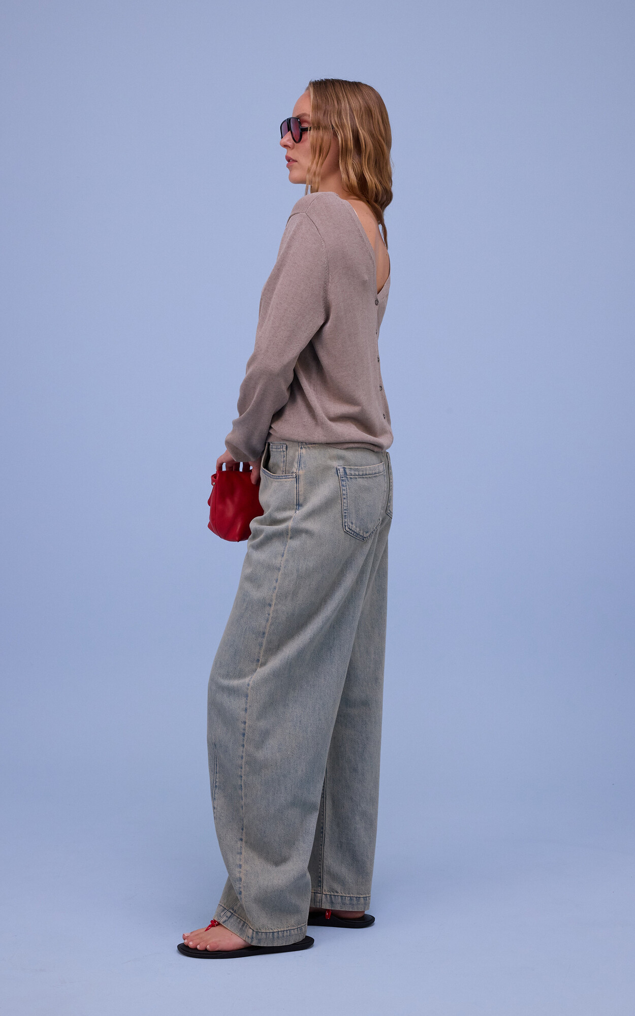 Blauw Jeansbroek image