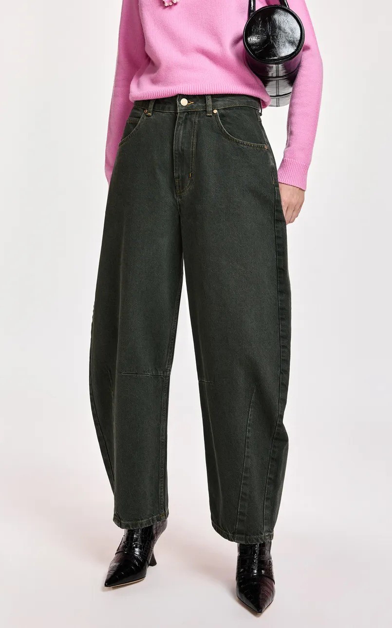 Groen Jeansbroek
