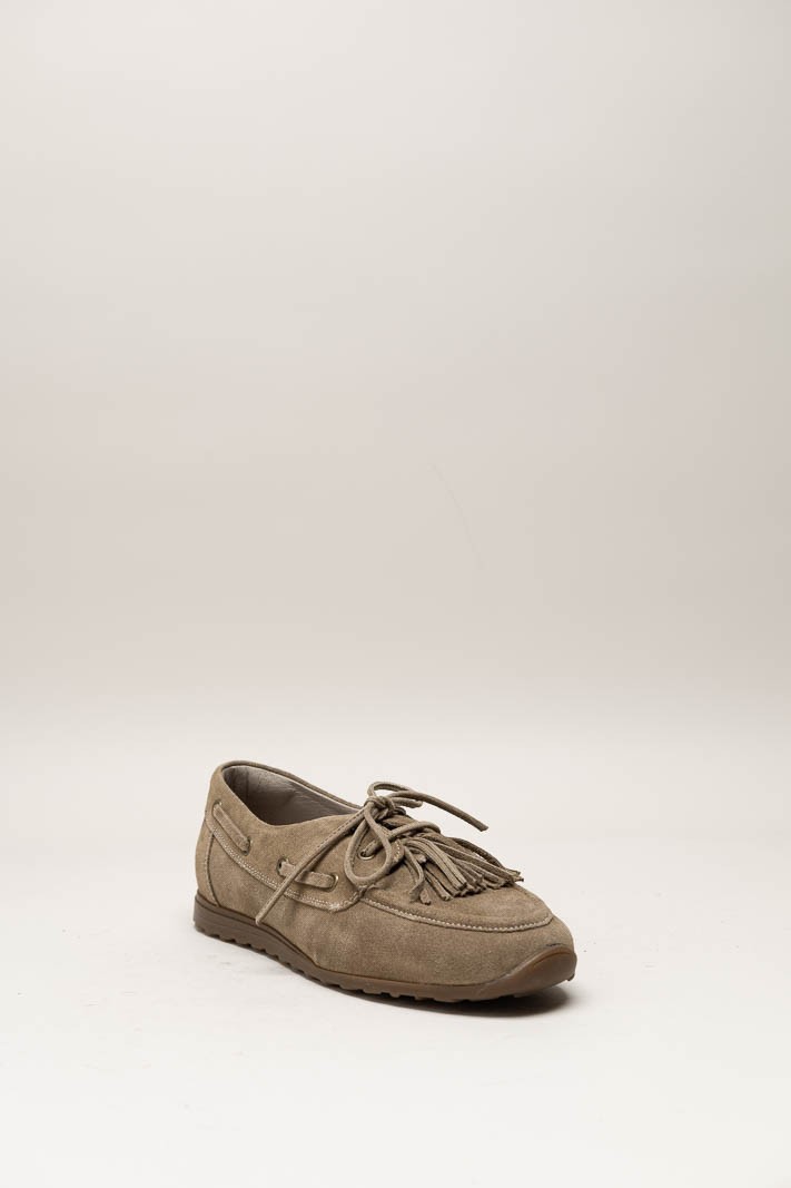 Taupe Bootschoen