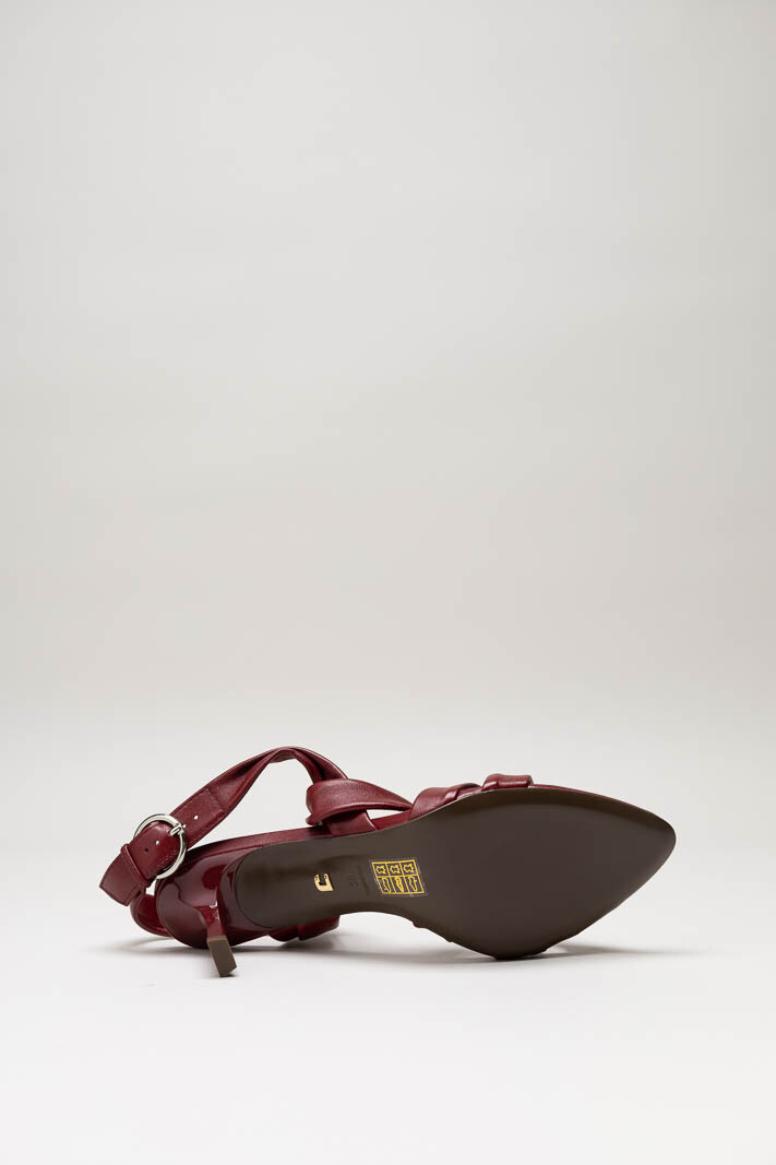 Bordeaux Sandaal hak image