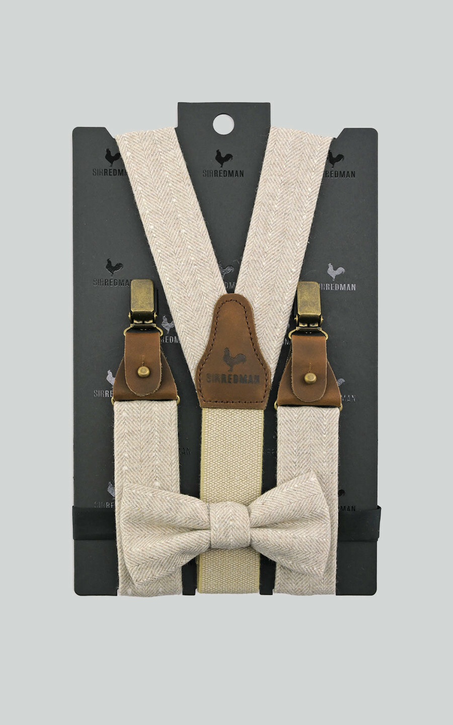 Beige Bretellen