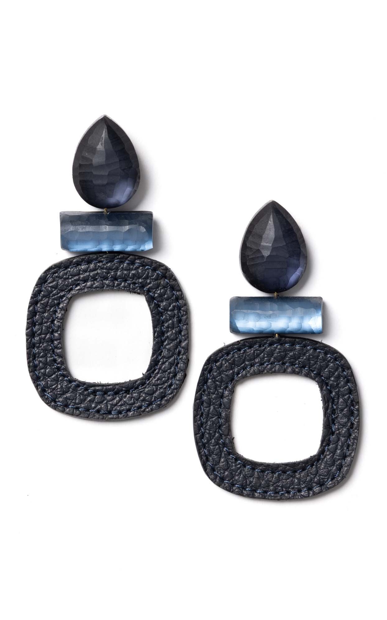 Blauw Oorbellen