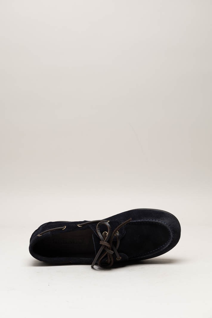 Donkerblauw Bootschoen image
