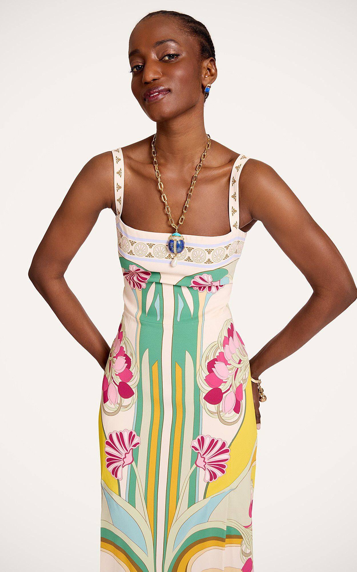 Lichtgroen Jurk image