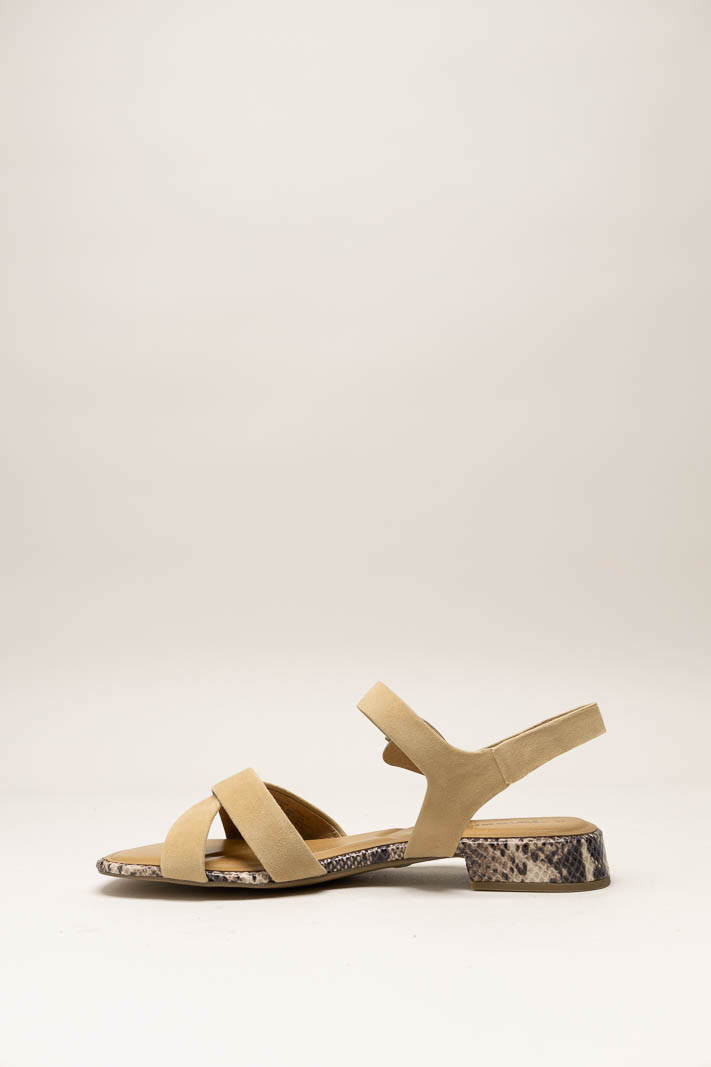 Beige Sandaal plat image