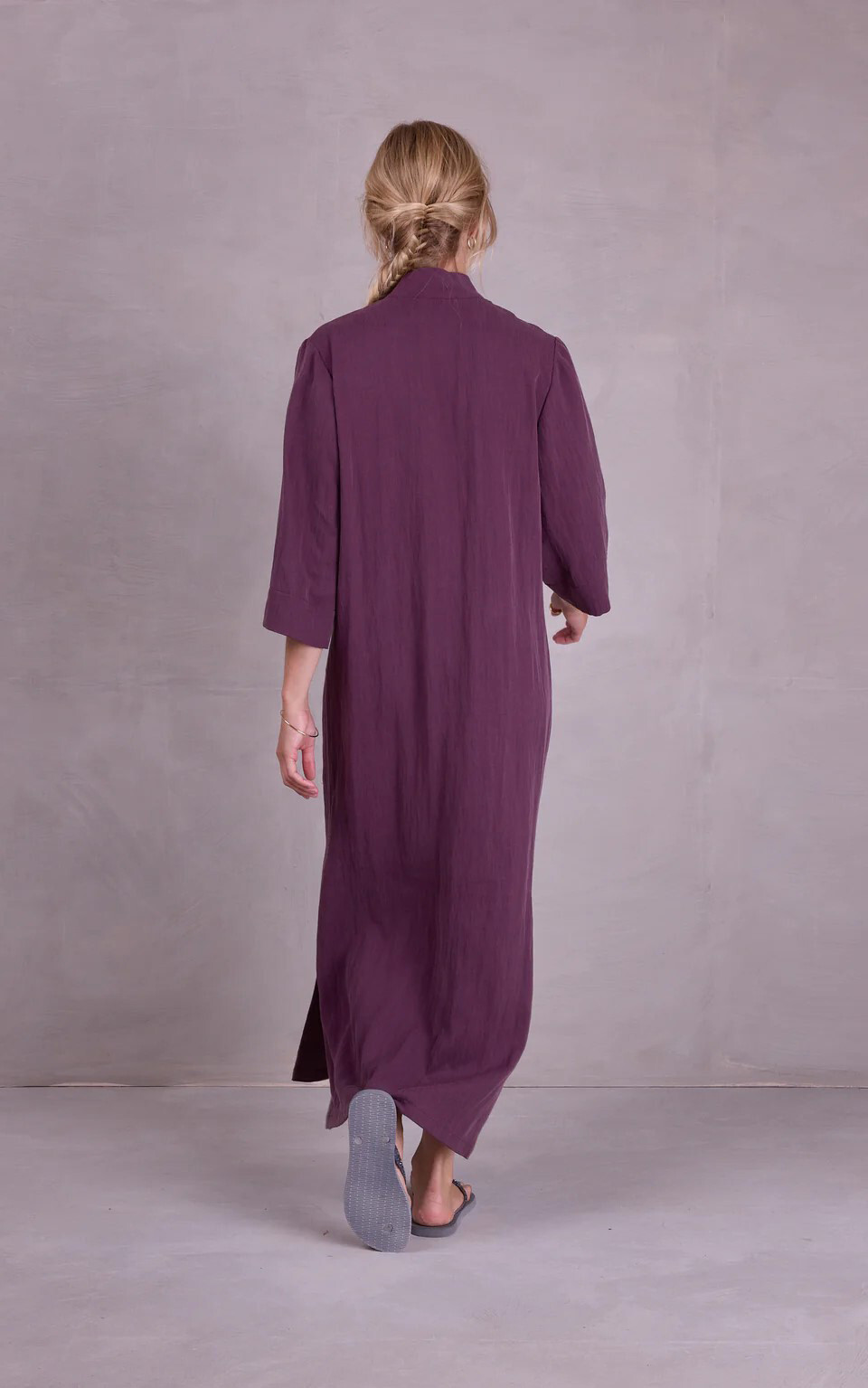 zoom in on Aubergine Jurk image Aubergine Jurk image