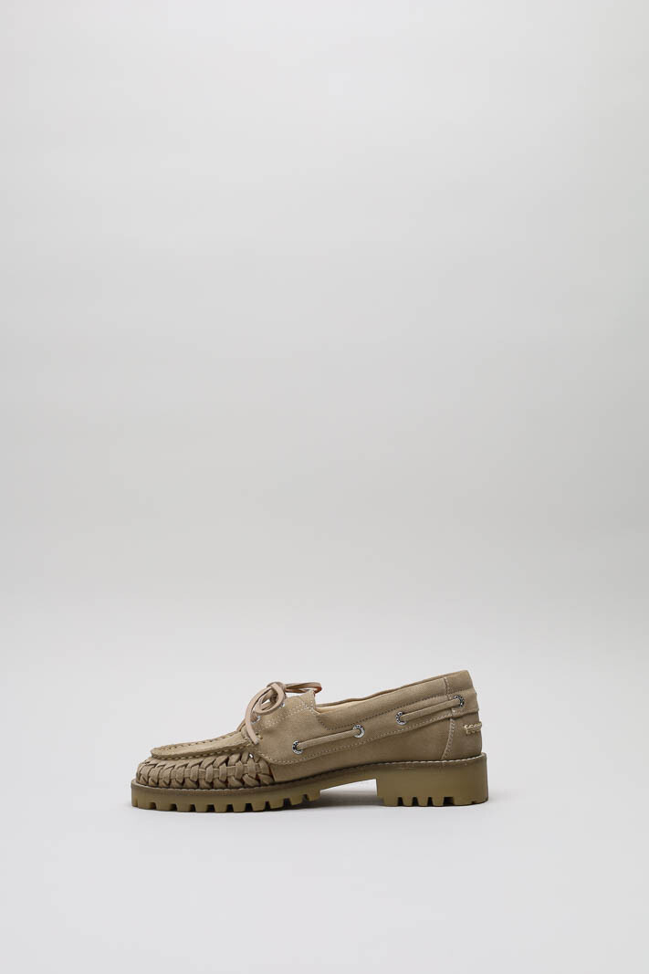 zoom in on Taupe Bootschoen image Taupe Bootschoen image