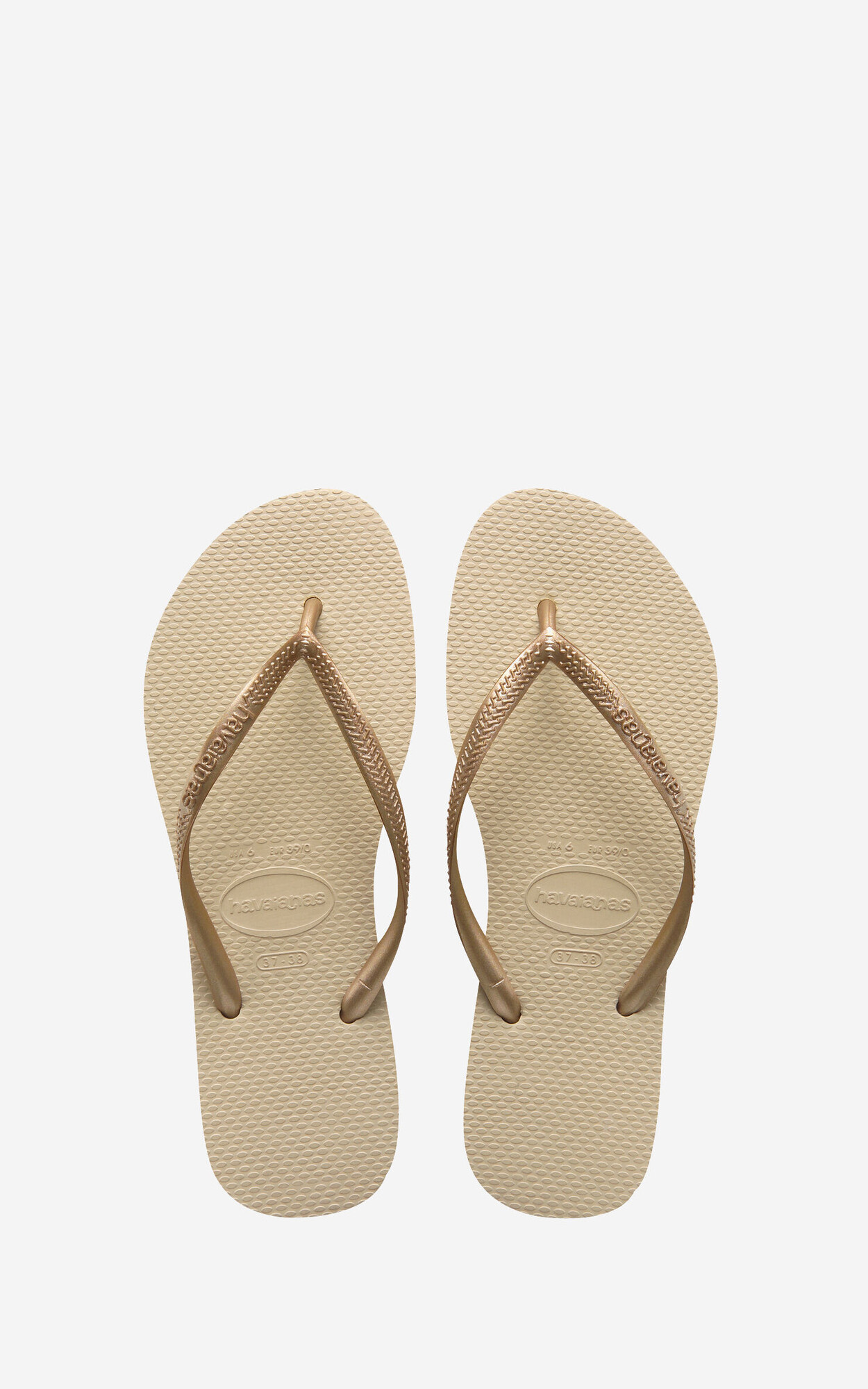 Lichtbeige Slipper