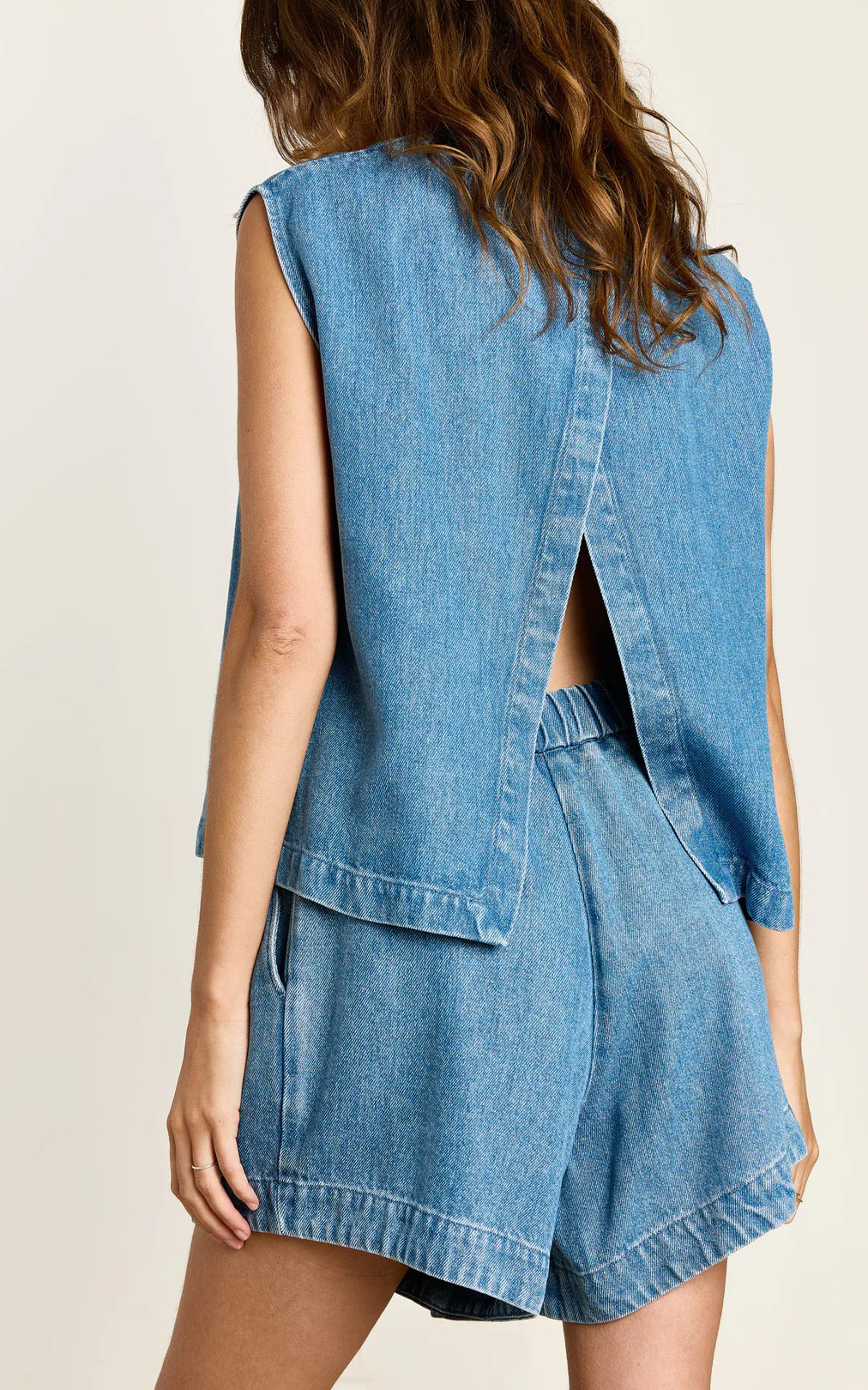 Blauw T-shirt/top