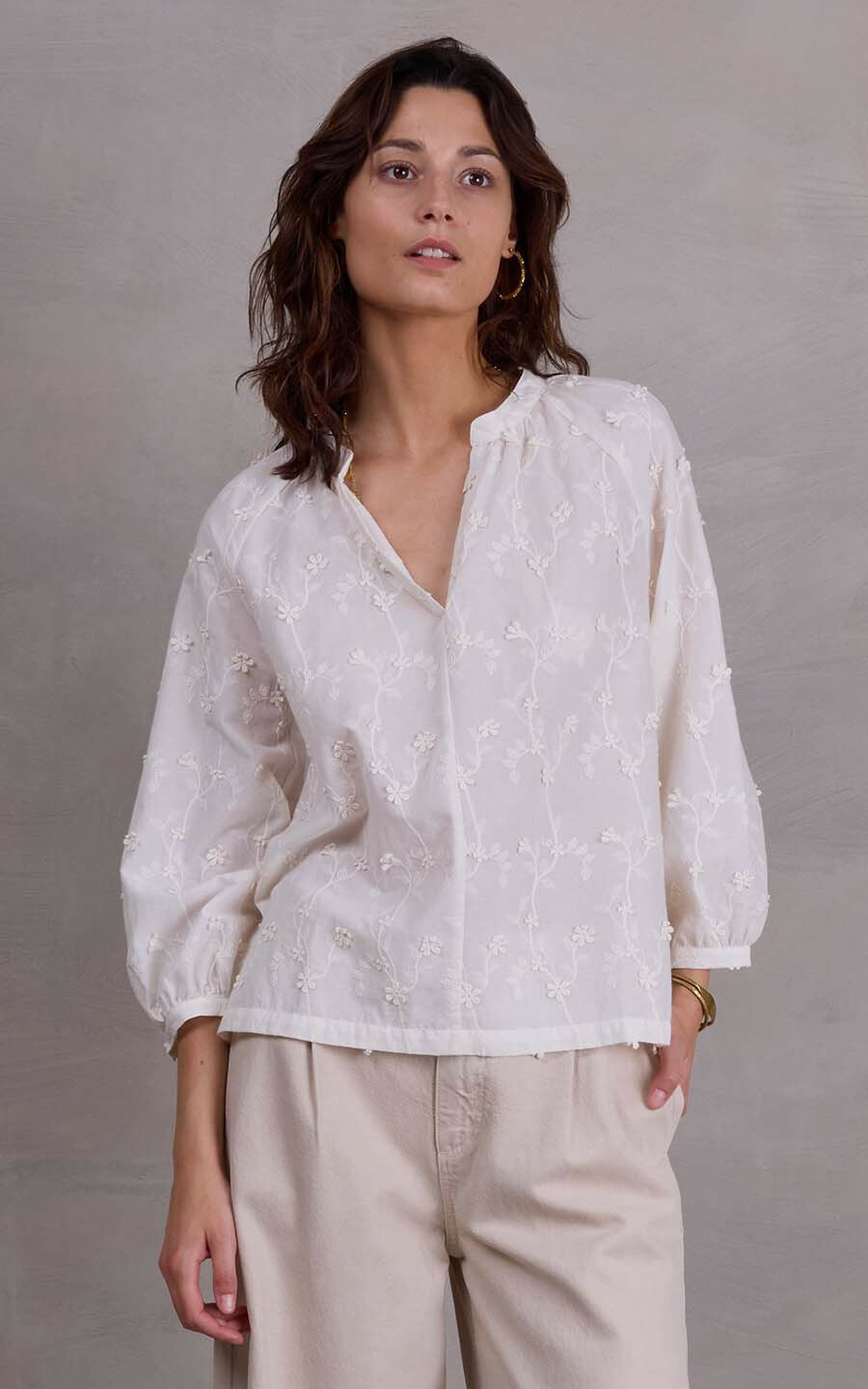 Ecru T-shirt/top