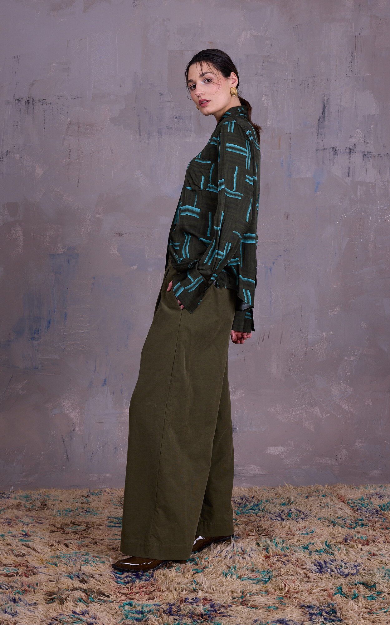 Kaki Broek
