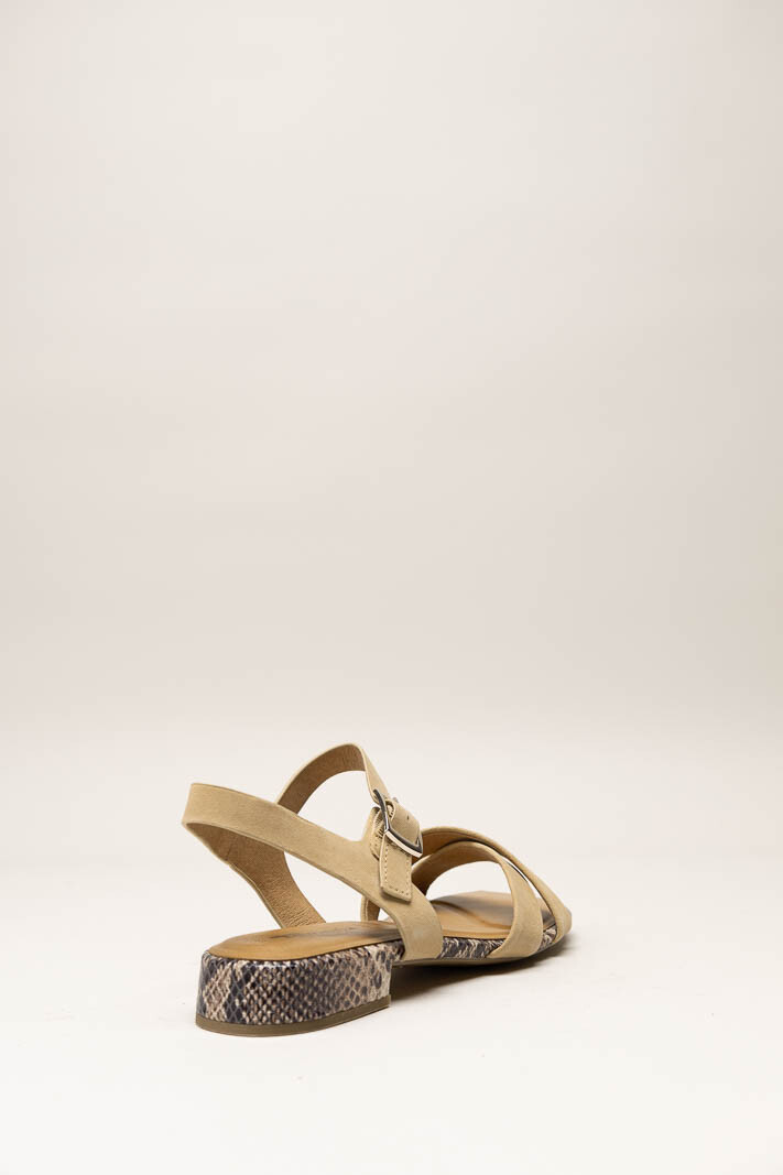 Beige Sandaal plat image