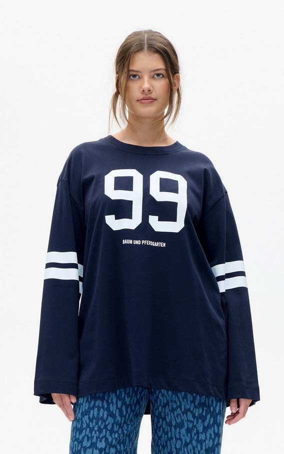 Blauw T-shirt/top