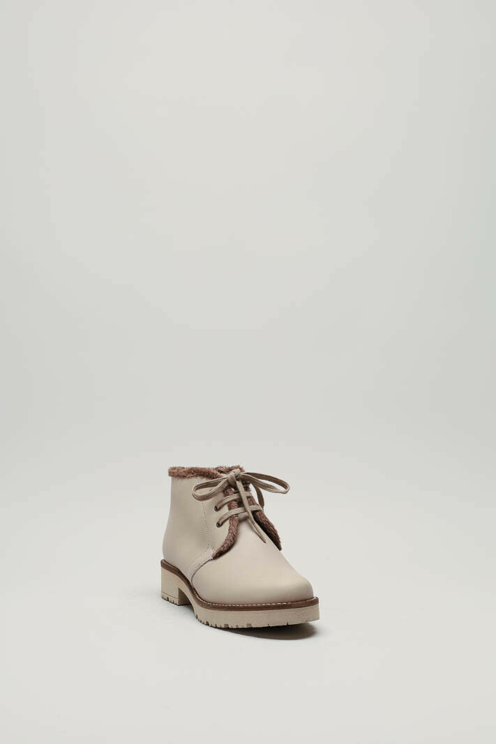 Lichtbeige Veterbottine