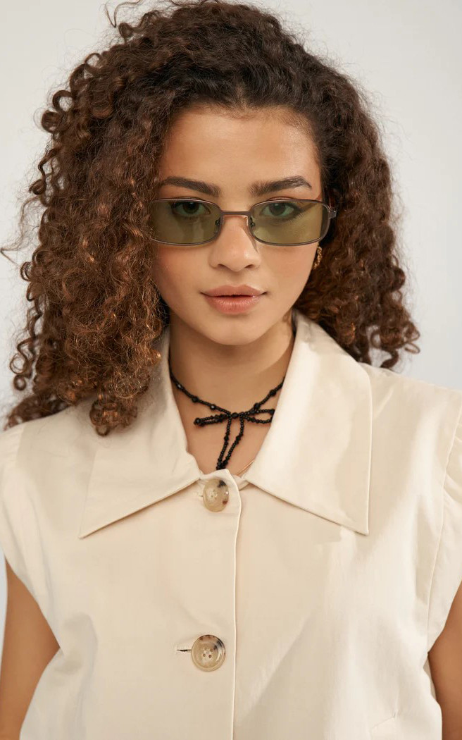 Beige Vest mouwloos image