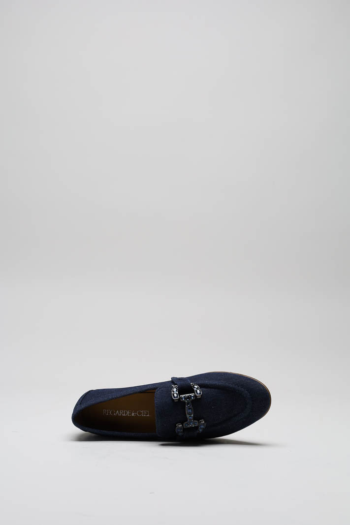 zoom in on Blauw Mocassin image Blauw Mocassin image