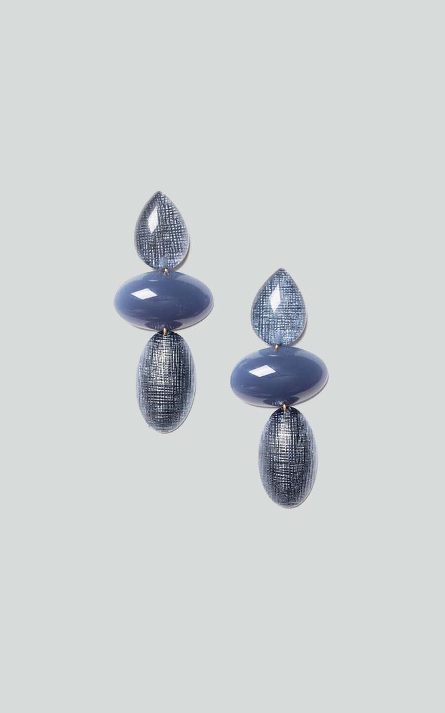 Blauw Oorbellen