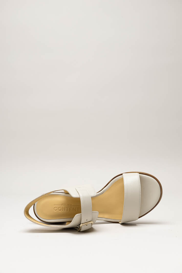 Lichtgrijs Sandaal hak image