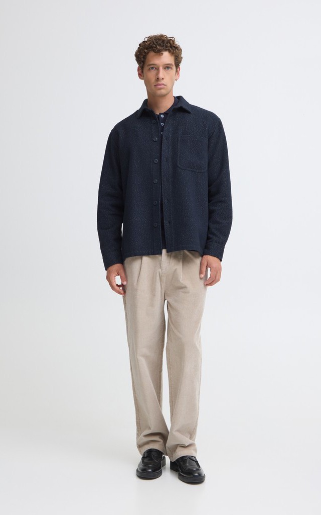 Blauw Overshirt
