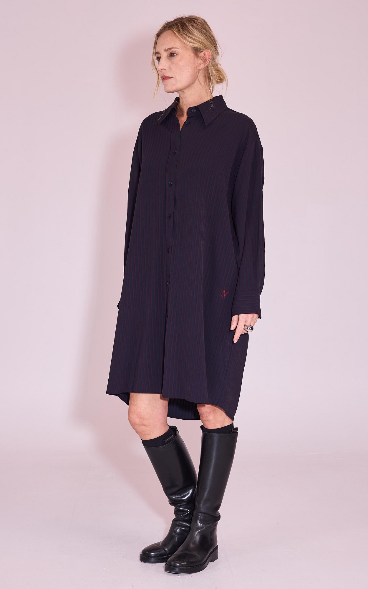 Donkerblauw Jurk