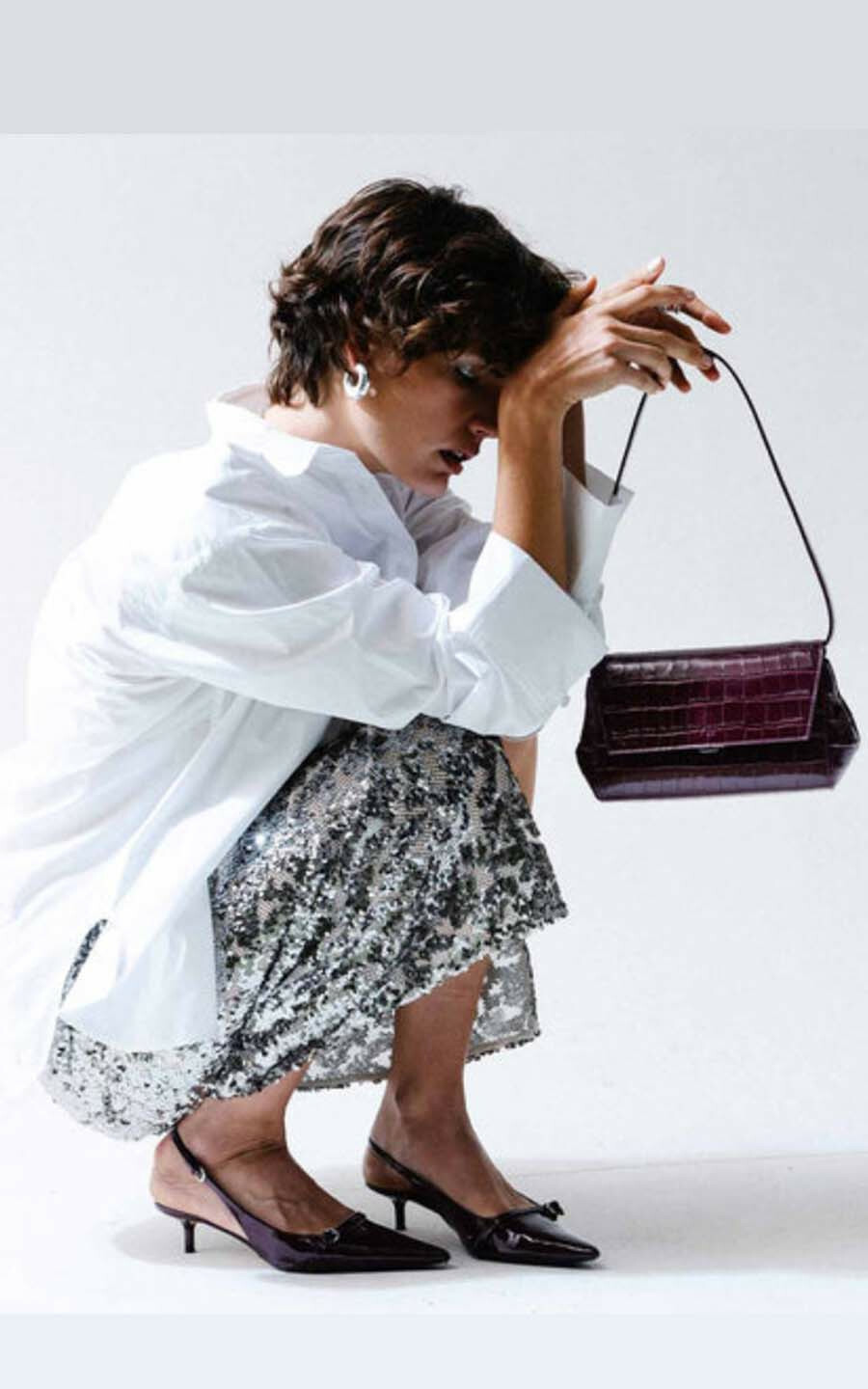 zoom in on Bordeaux Clutch image Bordeaux Clutch image