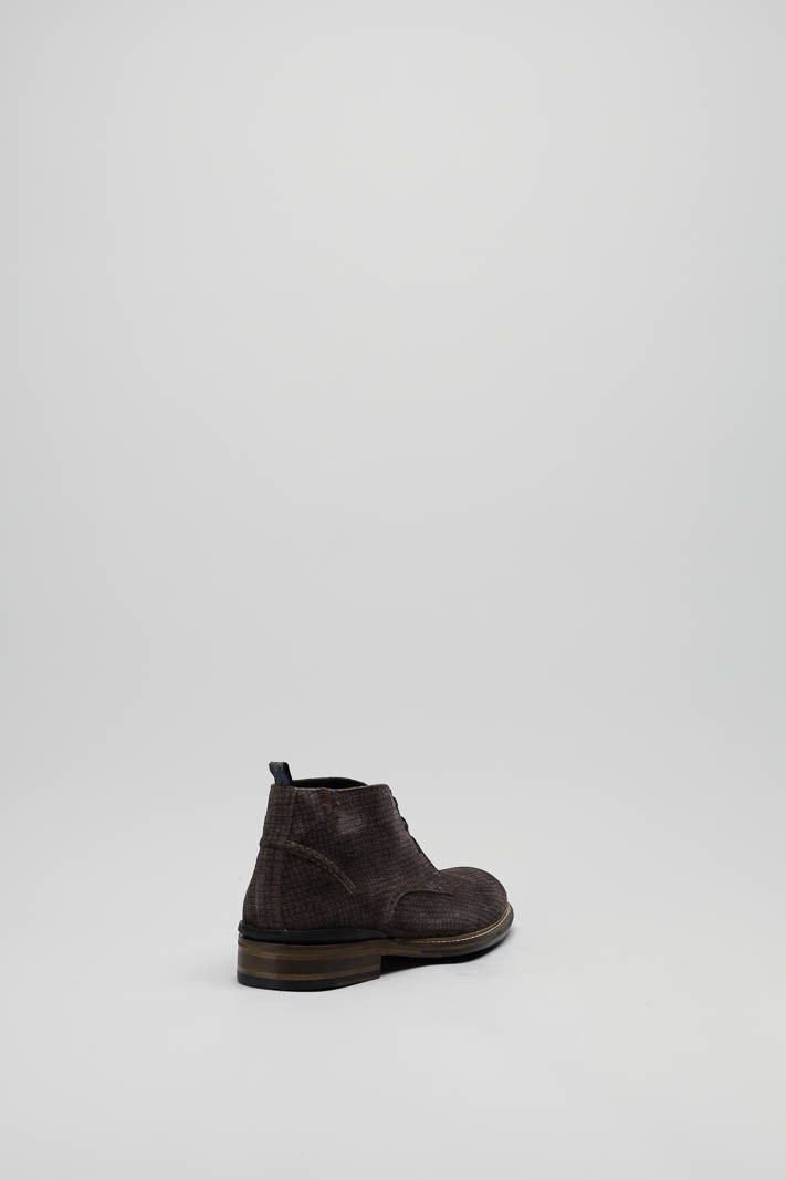 zoom in on Taupe Veterschoen hoog image Taupe Veterschoen hoog image