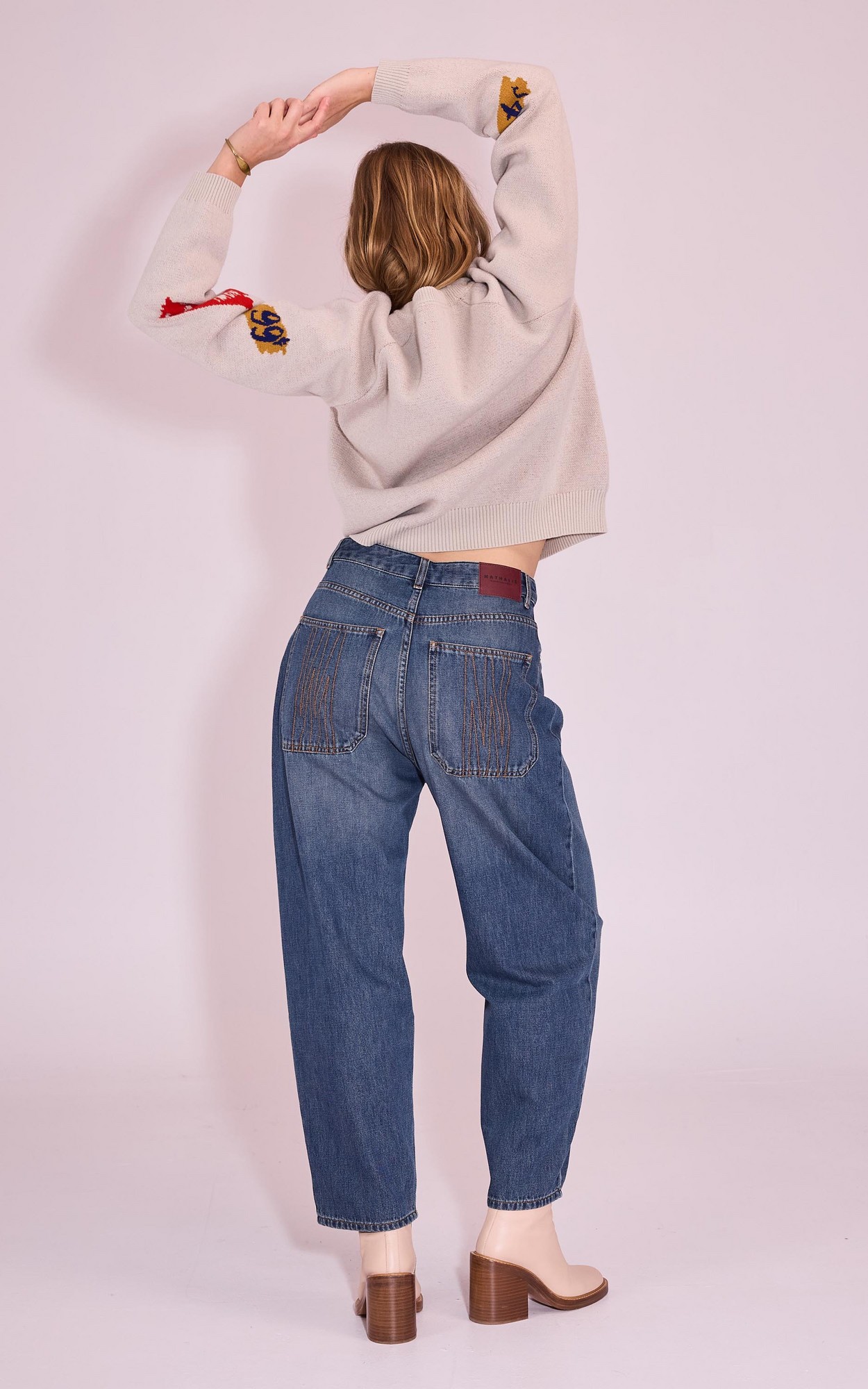 Blauw Jeansbroek image