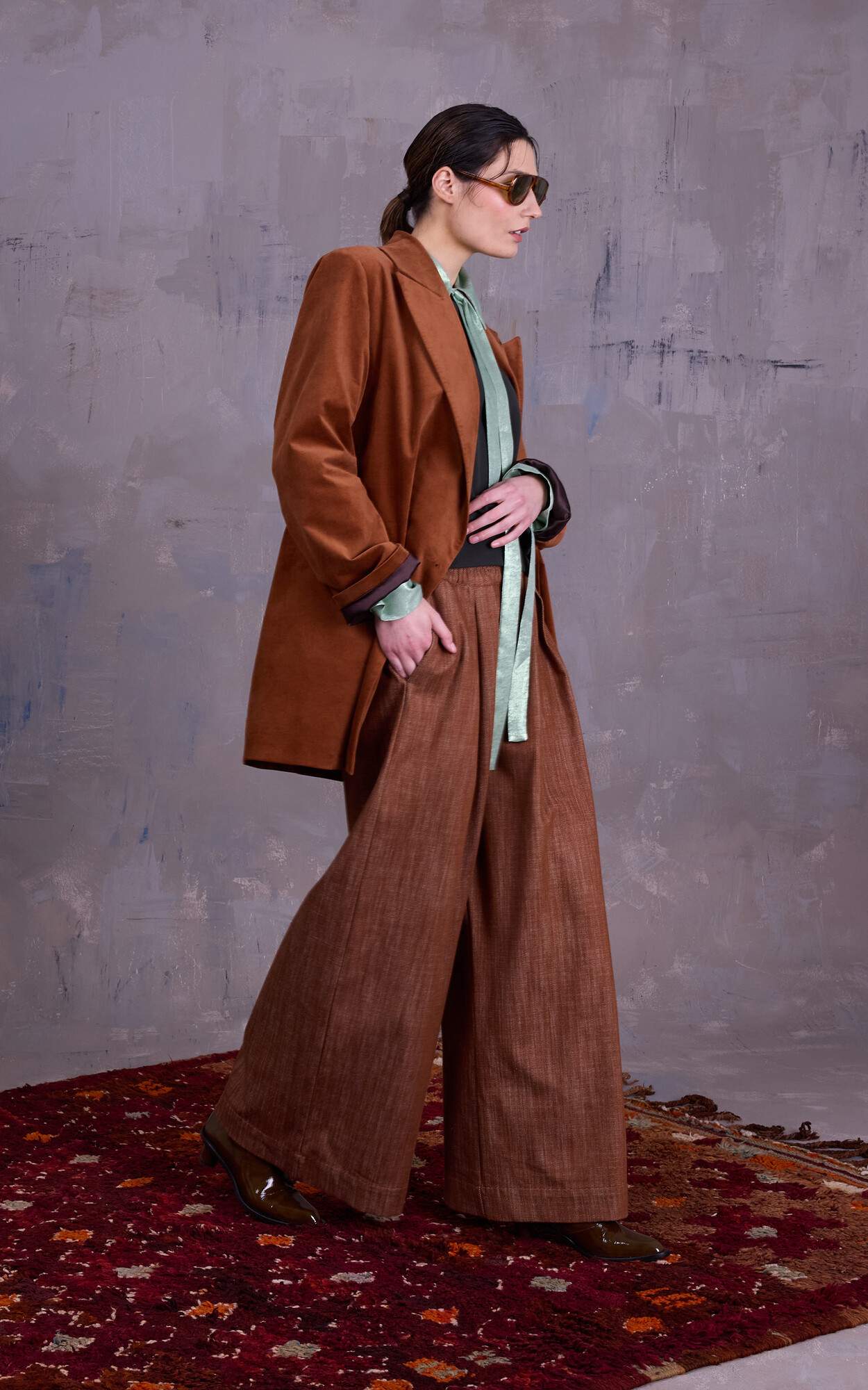 Roestbruin Broek image