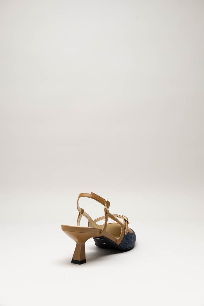 Donkerblauw Pump image