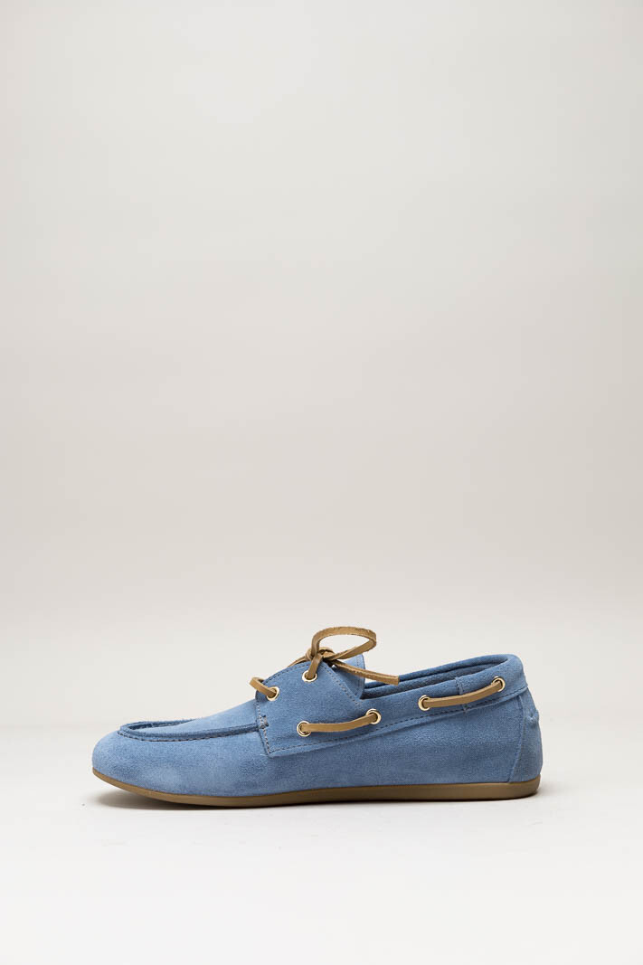 Blauw Bootschoen image
