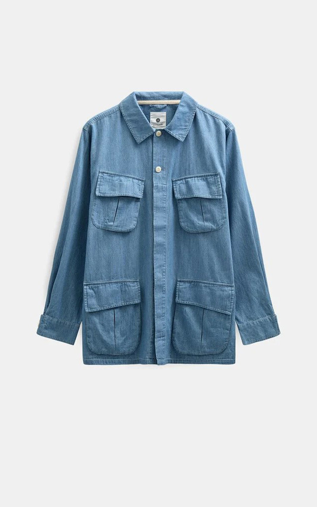 Lichtblauw Overshirt image