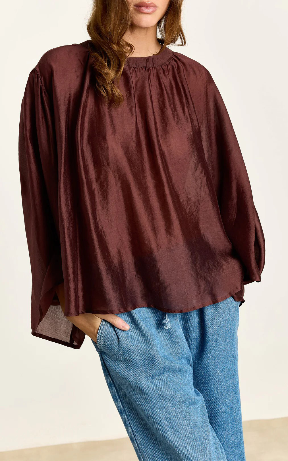 Donkerbruin Blouse image