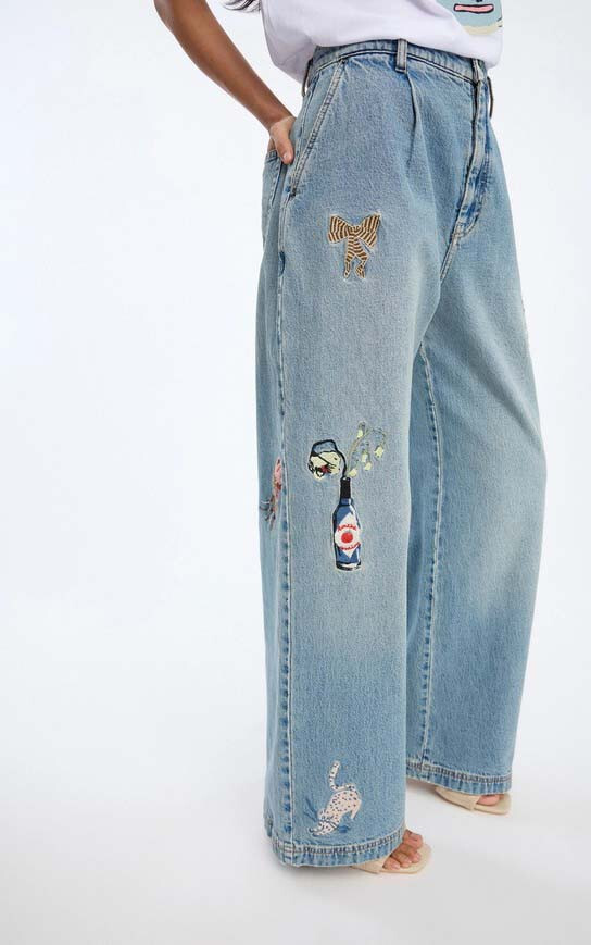 Blauw Jeansbroek image