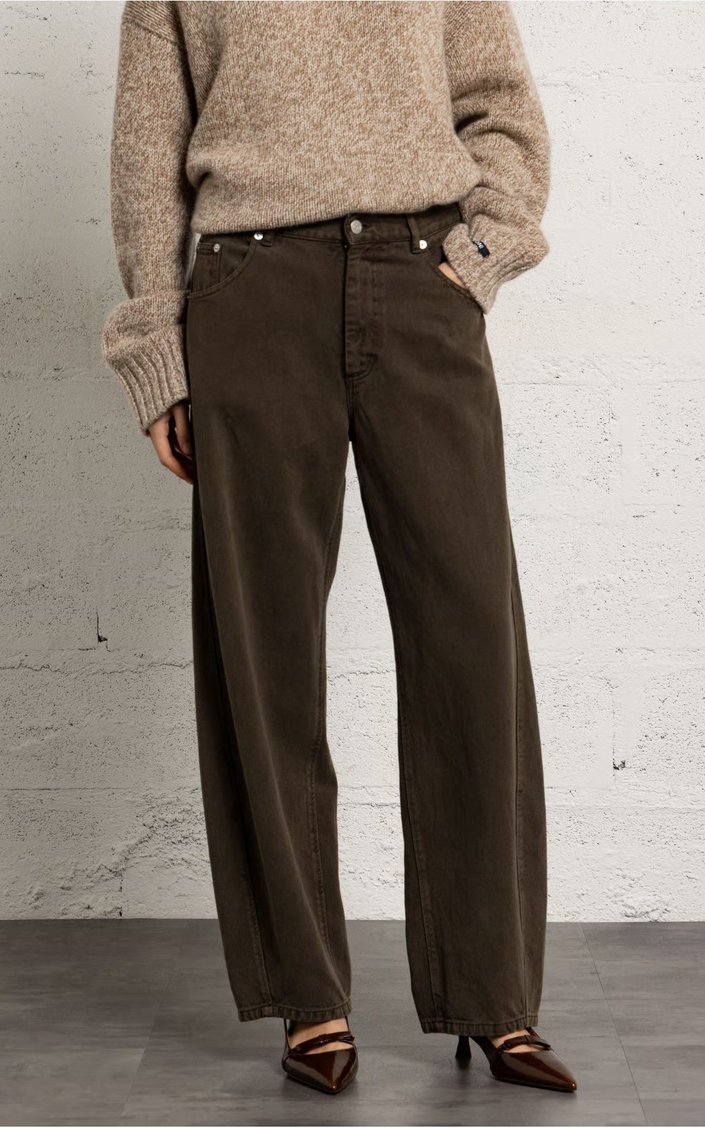 Donkerbruin Broek