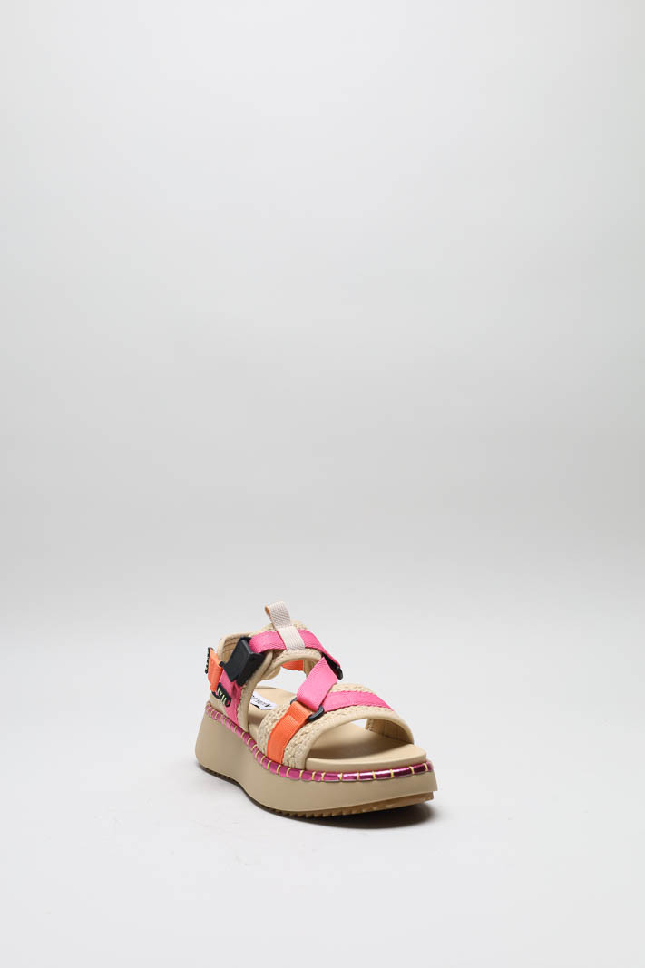 zoom in on Roze Sandaal plat image Roze Sandaal plat image