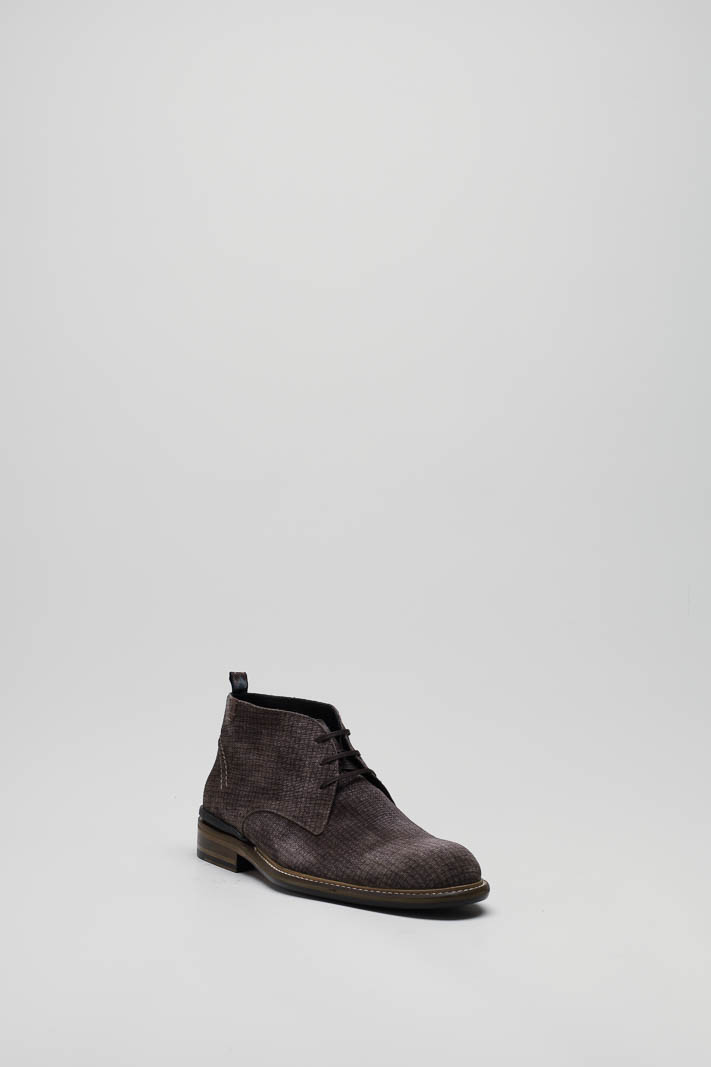 zoom in on Taupe Veterschoen hoog image Taupe Veterschoen hoog image