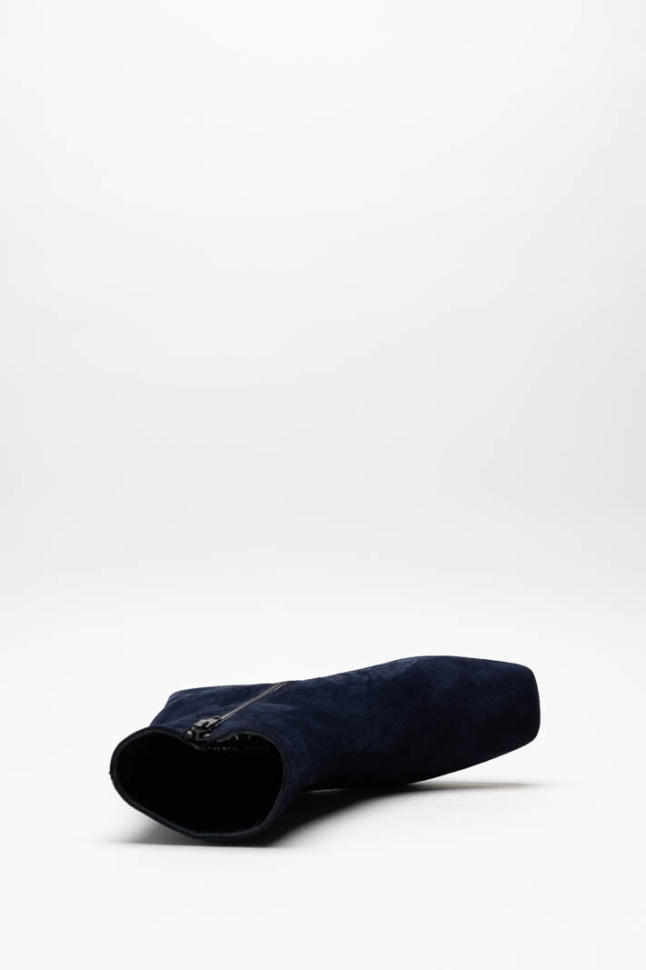 Donkerblauw Enkellaars hak image