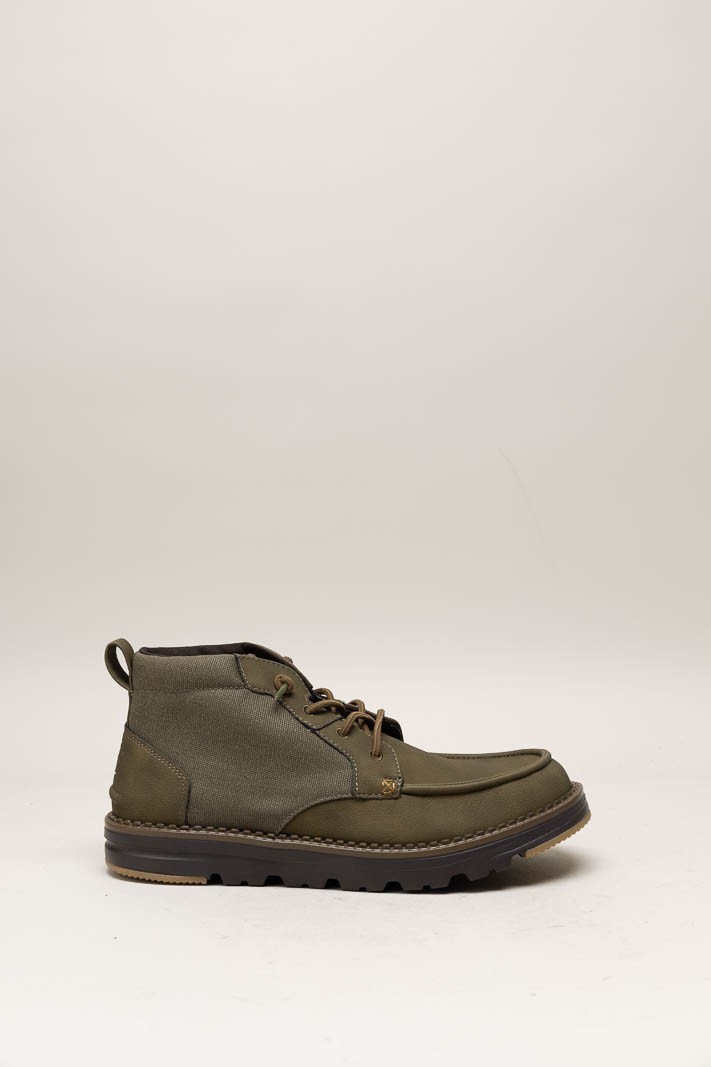Kaki Veterschoen hoog