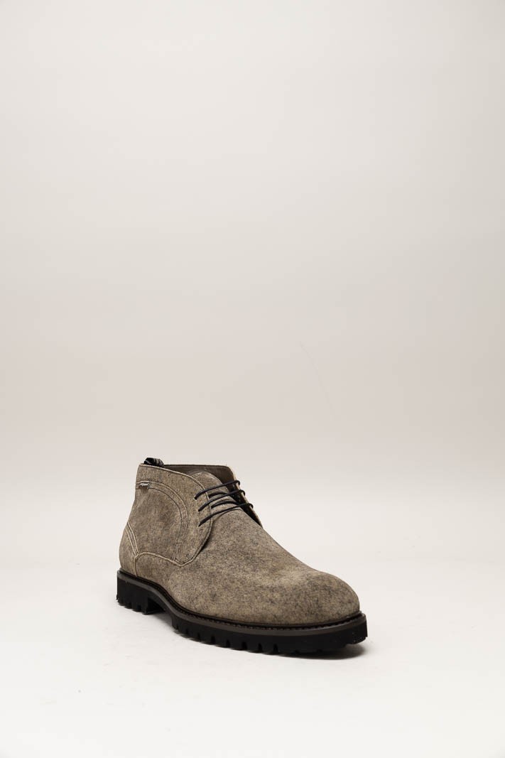 Taupe Veterschoen hoog