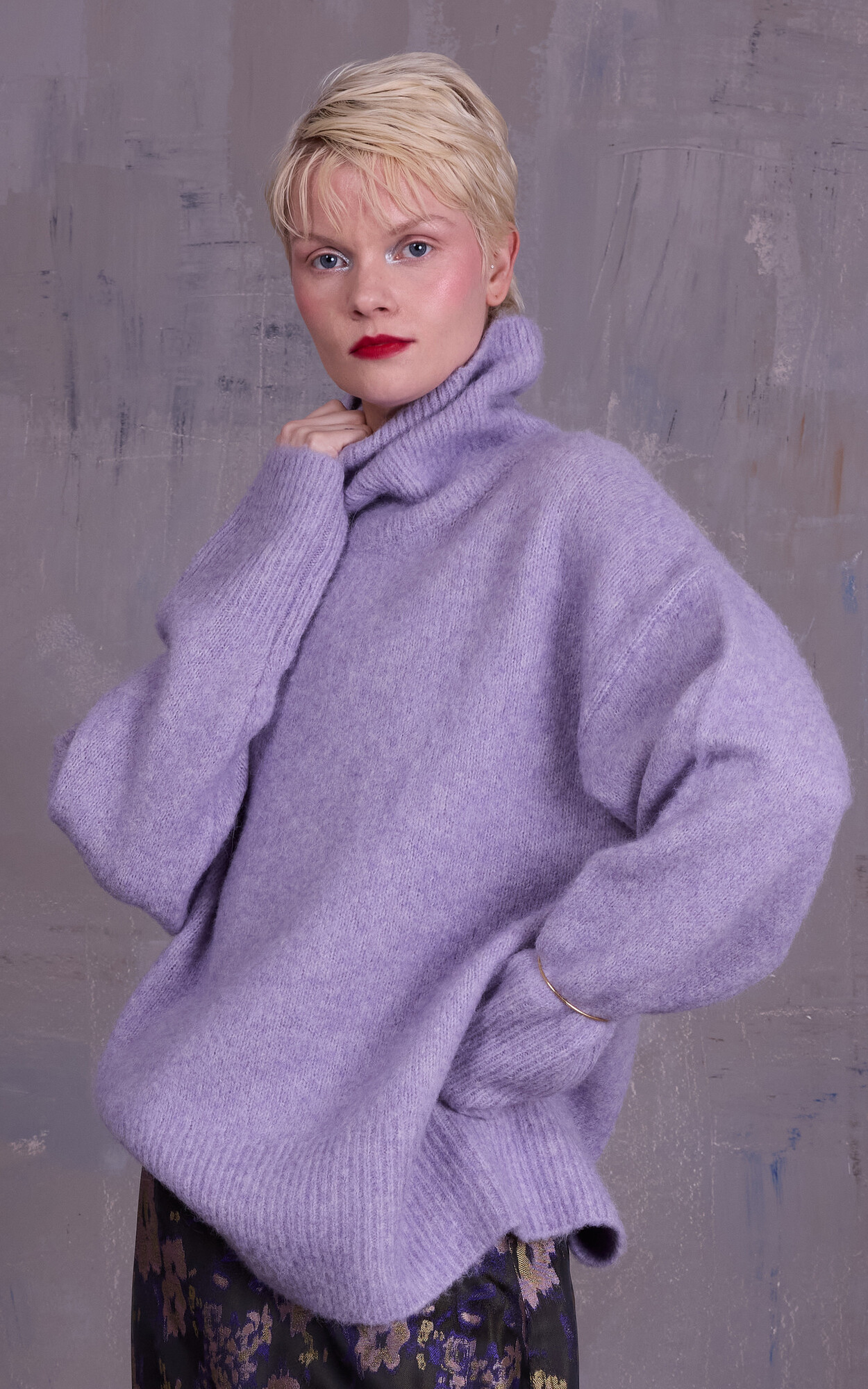 Lila Sweater/trui