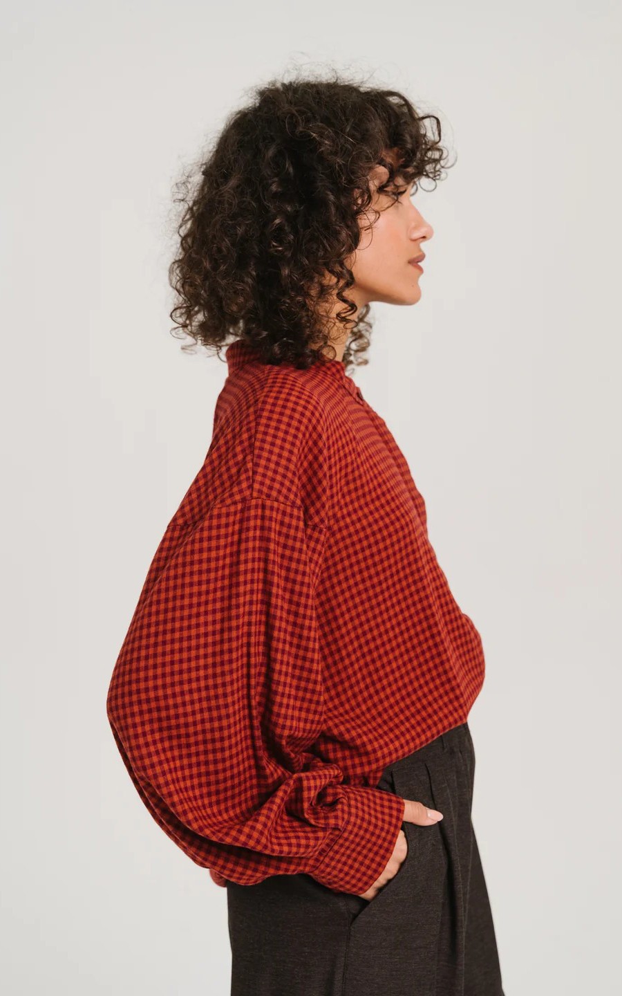 Roestbruin Blouse