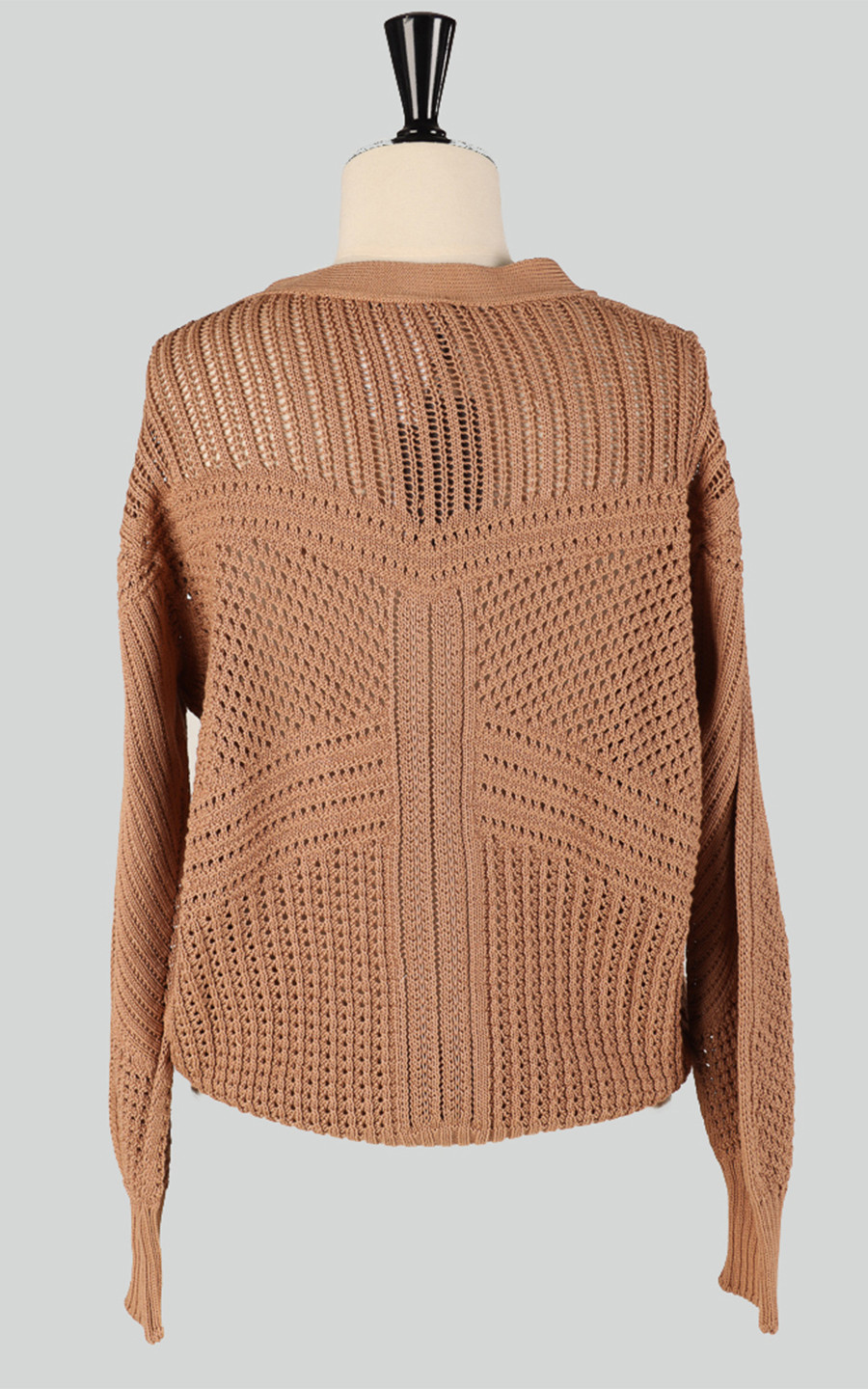 zoom in on Camel Cardigan image Camel Cardigan image