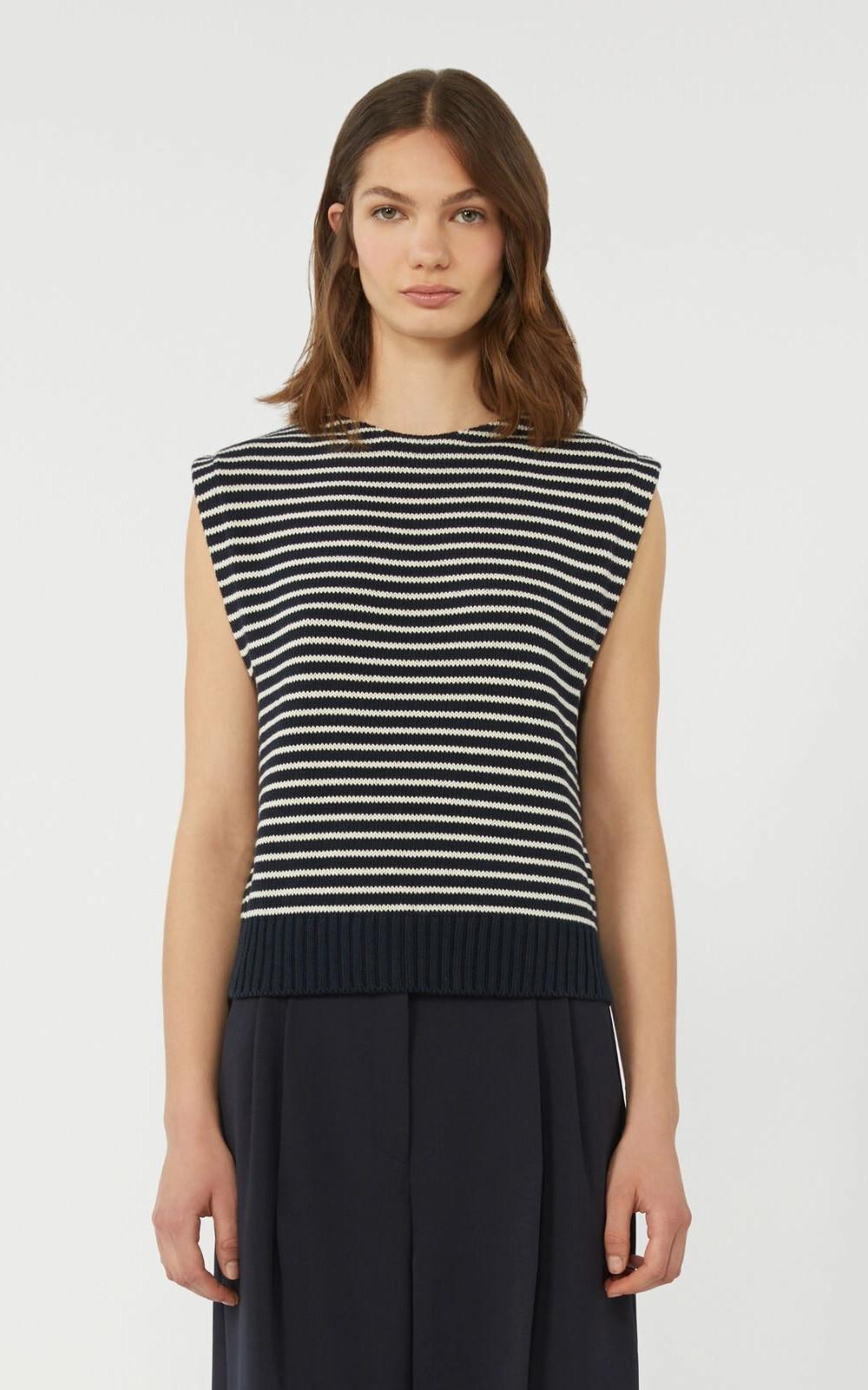 Marineblauw Debardeur