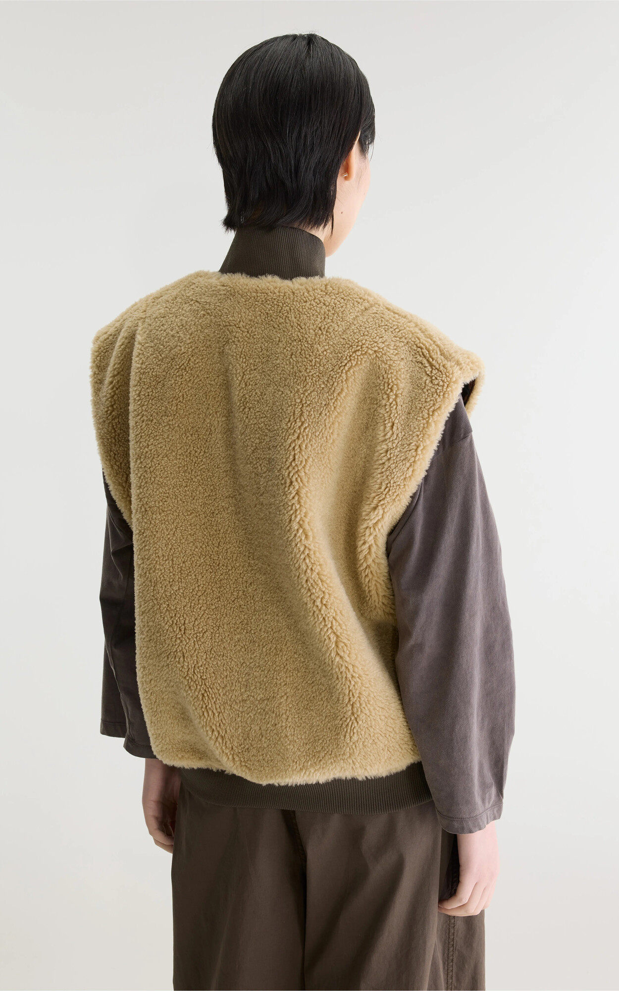 Bruin Vest mouwloos image