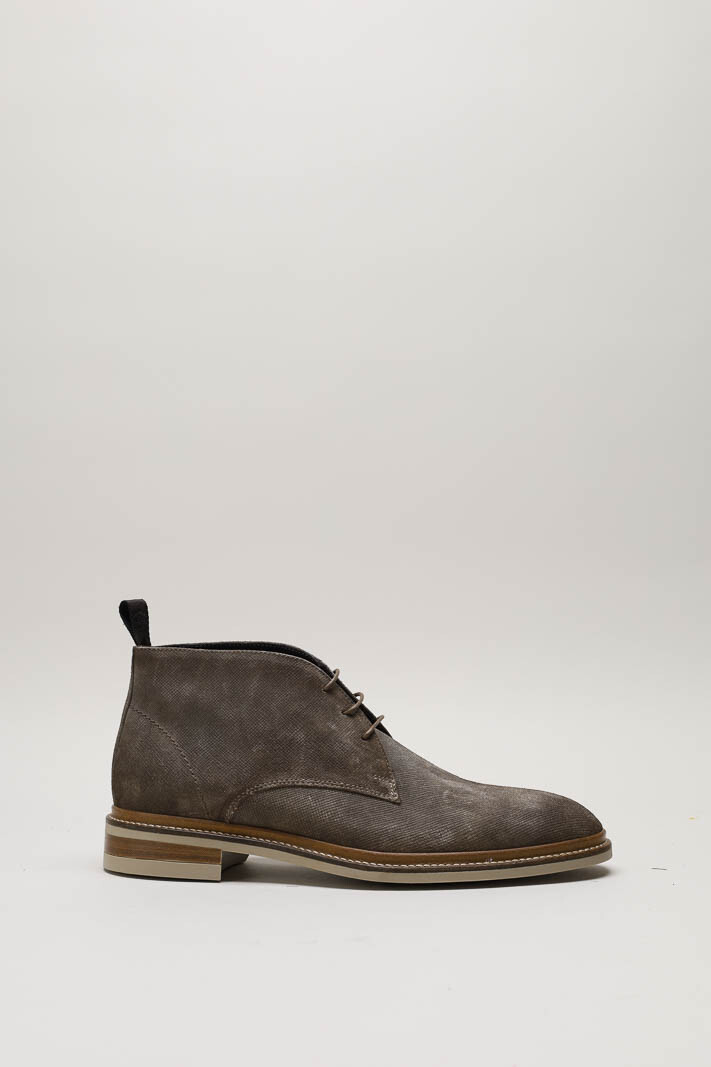 Taupe Veterschoen hoog
